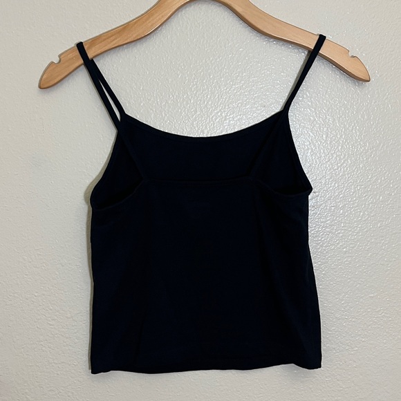 Wild Fable Black I Love Hot Cowboys Spaghetti Strap Cropped Tank Top - Picture 3 of 5